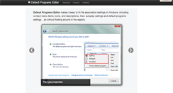 Desktop Screenshot of defaultprogramseditor.com